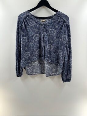 Vintage Y2K Hollister Floral Long Sleeve Top – Women’s Medium